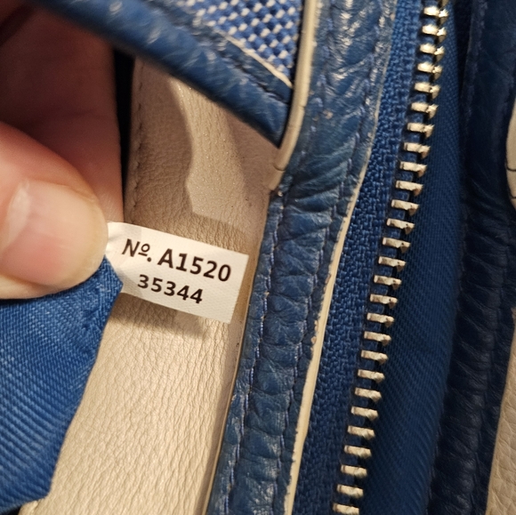 COACH 35344 Embossed Horse and Carriage Edie Shoulder Bag In Canvas in Denim - Picture 11 of 11